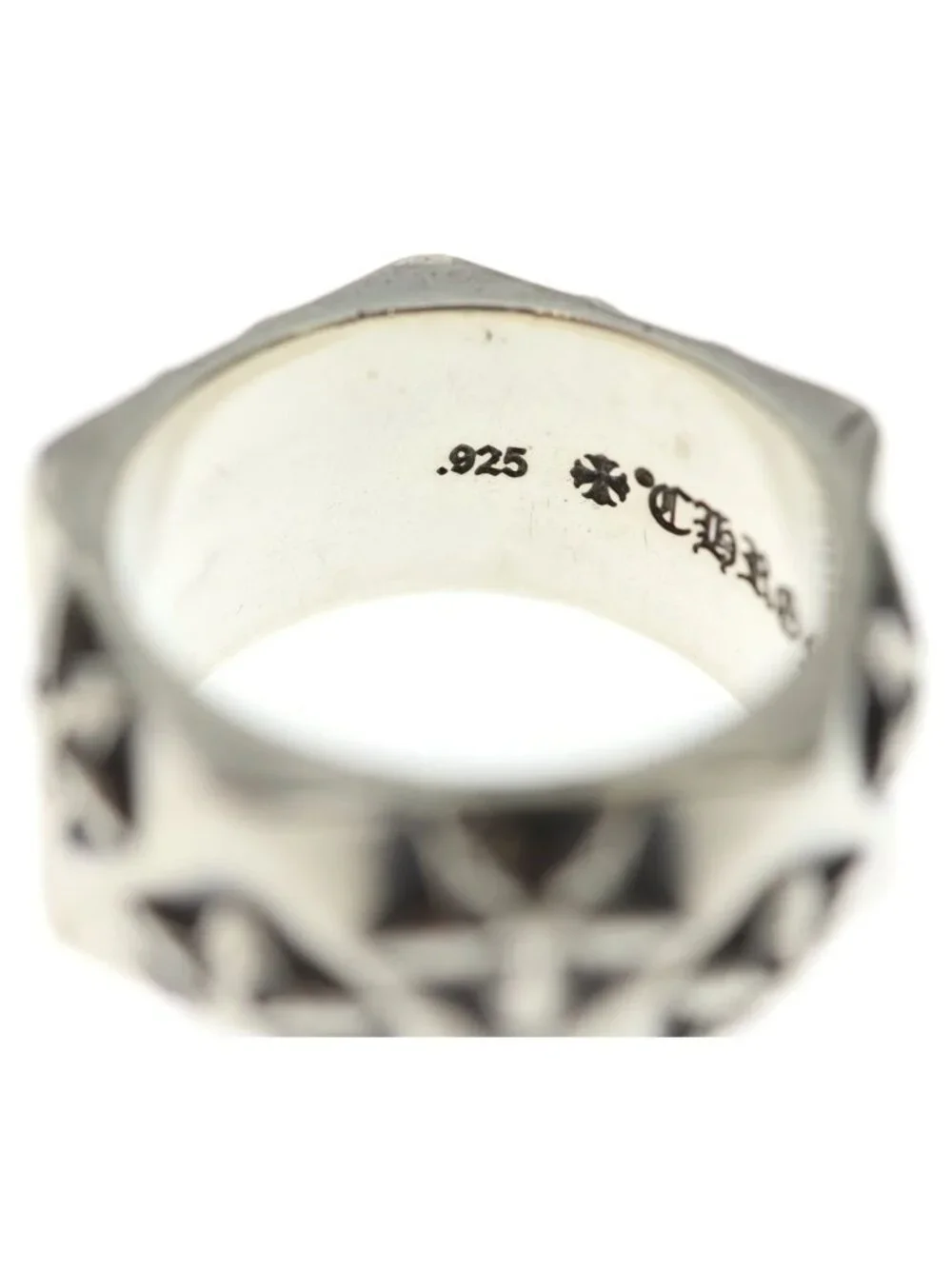 Chrome Hearts Pentagon Star Silver Ring